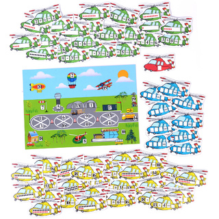 Магнитное развивающее пособие "Вертолёты-счетолёты"