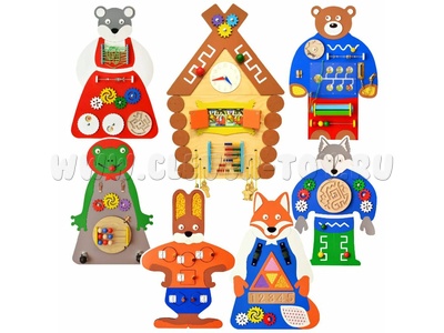 Набор настенных бизибордов "Теремок"