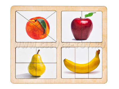 Разрезные картинки "Фрукты-1"