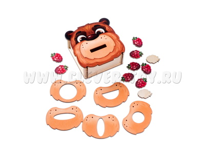 Логопедическая игра "Накорми мишку"