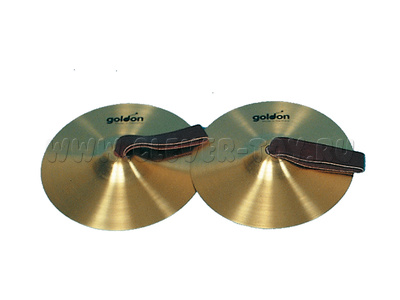 Тарелки, пара, латунь, 15 cм