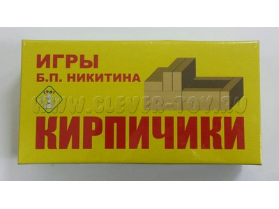 Игра Никитина "Кирпичики" (дерево, картонная коробка) - остатки