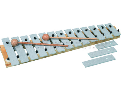 Глокеншпиль. 13+3 ноты (сопрано)