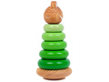 Пирамидка деревянная цветная "Лягушонок"