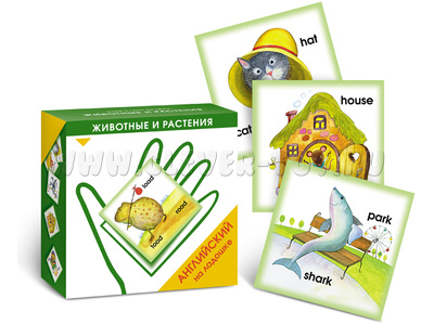 Английский на ладошке. Животные и растения