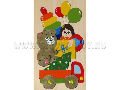 Мозаика "Подарки" (18 деталей) - остатки