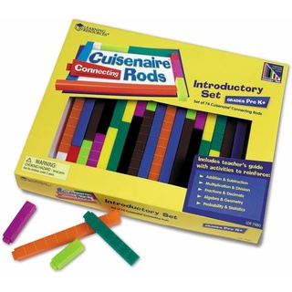 "Палочки Кюизенера" (соединяющиеся с засечками, комплект для группы до 3 человек, 74 элемента)